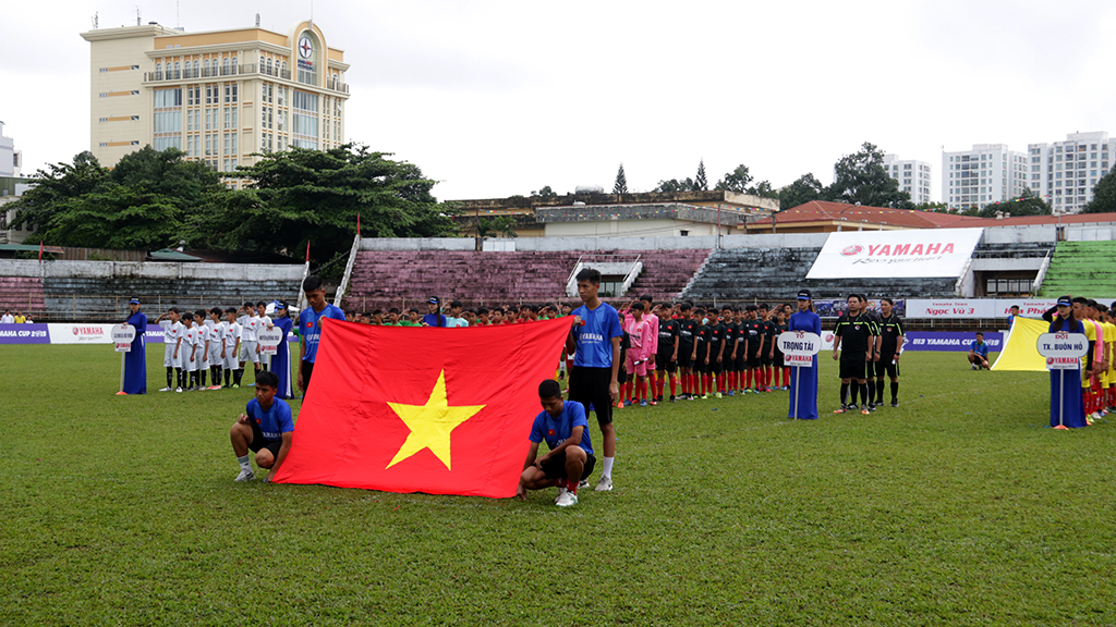 Khai mạc vòng loại giải bóng đá thiếu niên U13 Yamaha Cup 2019 tại Đắk Lắk