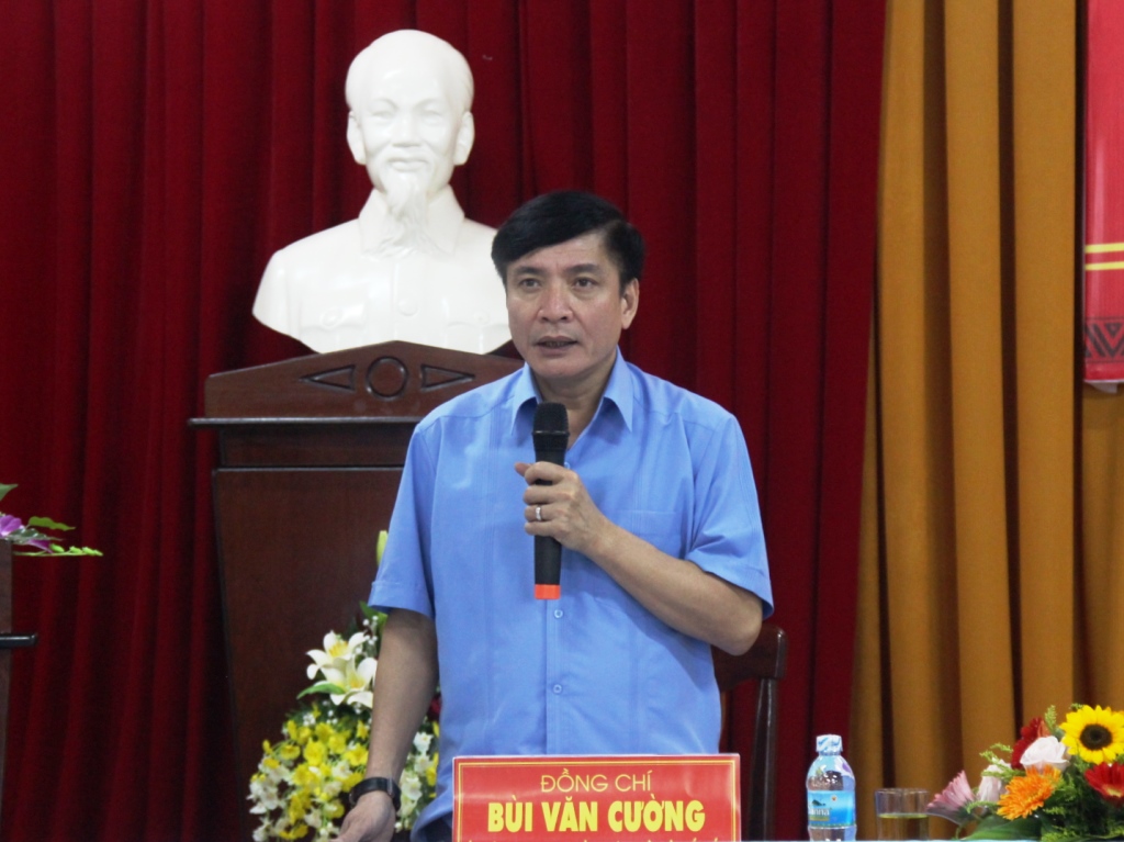 Thường trực Tỉnh ủy làm việc với Ban Dân vận Tỉnh ủy