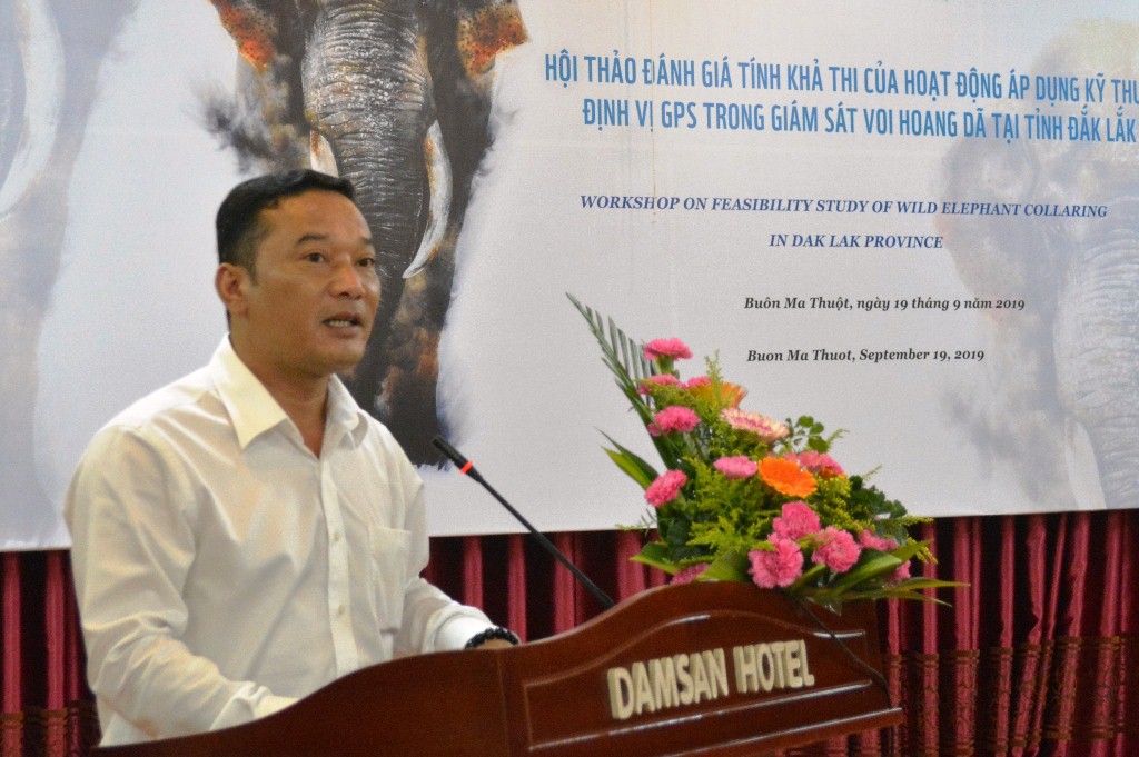 Hội thảo đánh giá tính khả thi kỹ thuật định vị GPS trong giám sát voi hoang dã