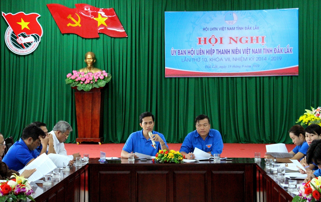 Hội nghị Ủy ban Hội LHTN Việt Nam tỉnh Đắk Lắk lần thứ 10, khóa VII, nhiệm kỳ 2014 - 2019