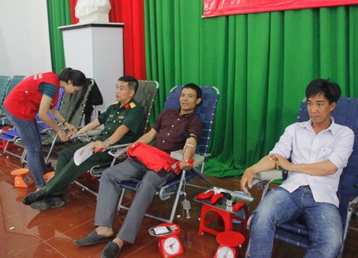 Huyện Krông Bông tổ chức hiến máu nhân đạo đợt II năm 2019