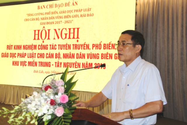 Hội nghị rút kinh nghiệm công tác tuyên truyền, phổ biến giáo dục pháp luật khu vực Miền Trung – Tây Nguyên năm 2019