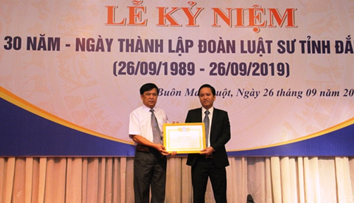 Đoàn Luật sư tỉnh Đắk Lắk kỷ niệm 30 năm thành lập (26/9/1989-26/9/2019)