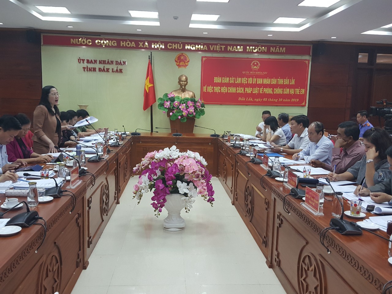 Đoàn giám sát của Quốc hội làm việc tại tỉnh Đắk Lắk