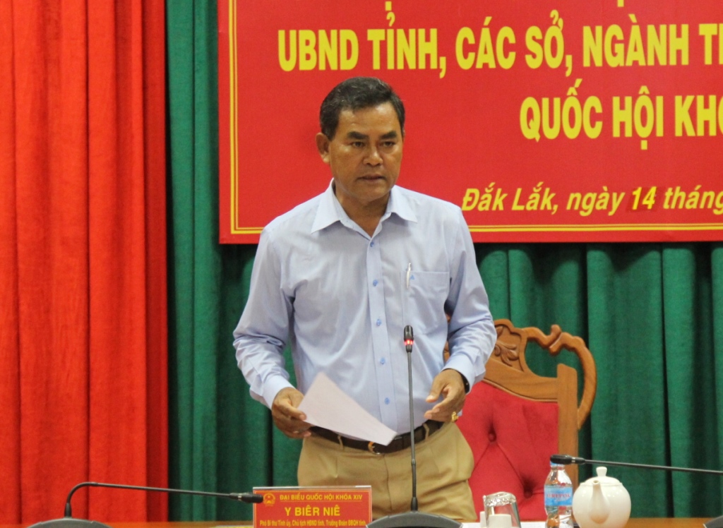 Đoàn Đại biểu Quốc hội tỉnh làm việc với UBND tỉnh và các sở, ngành trước Kỳ họp thứ 8, Quốc hội khoá XIV