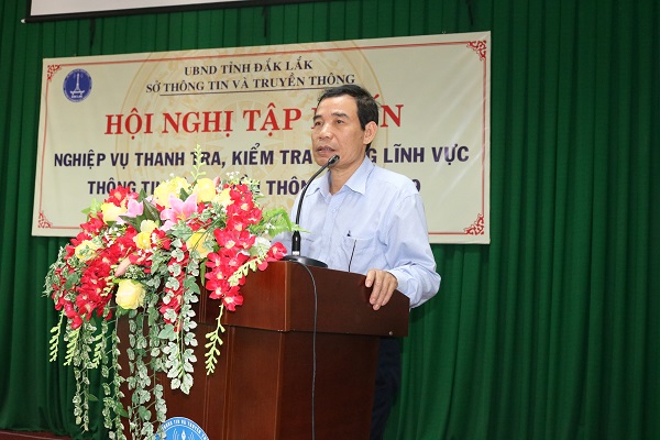 Tập huấn nghiệp vụ thanh tra, kiểm tra trong lĩnh vực TT&TT năm 2019