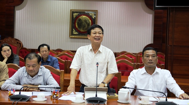 Tổng Cục Khí tượng Thủy văn làm việc với UBND tỉnh