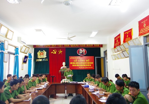 Công bố quyết định về tổ chức Văn phòng Cơ quan Cảnh sát điều tra