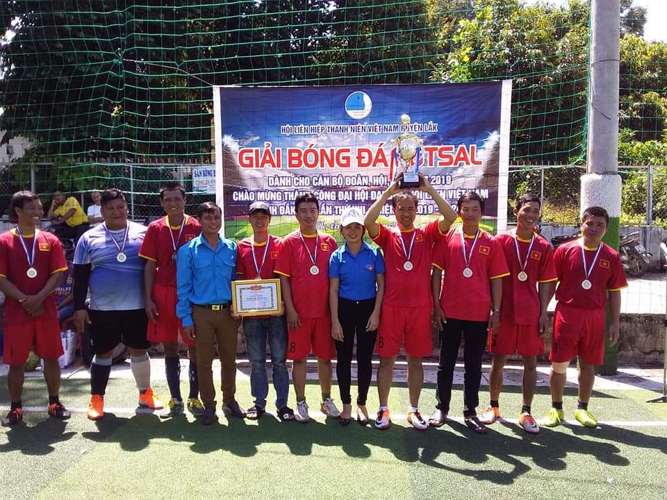 Sôi nổi giải bóng đá Futsal dành cho cán bộ Đoàn, Hội, Đội năm 2019