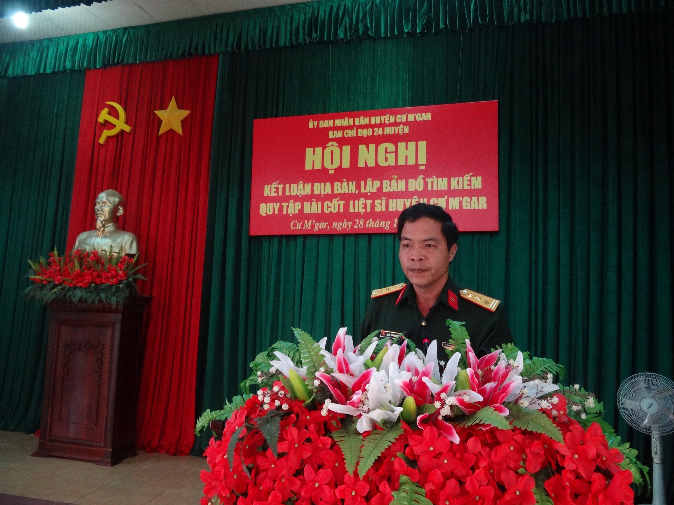 Huyện Cư M’gar: Hội nghị kết luận địa bàn, lập bản đồ tìm kiếm, quy tập hài cốt liệt sĩ