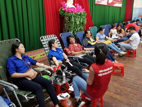 Huyện Ea H’Leo 484 người tham gia ngày hội hiến máu tình nguyện đợt 2 năm 2019.