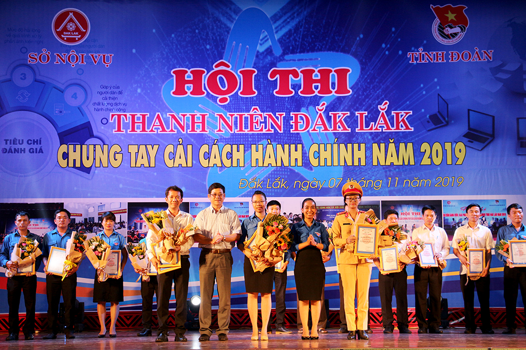 Buôn Ma Thuột giành giải Nhất toàn đoàn Hội thi Thanh niên Đắk Lắk chung tay cải cách hành chính năm 2019.