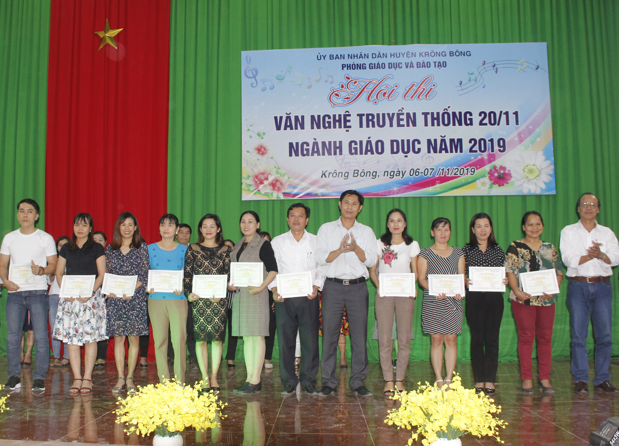 Hội thi văn nghệ truyền thống 20/11 ngành Giáo dục huyện Krông Bông năm 2019