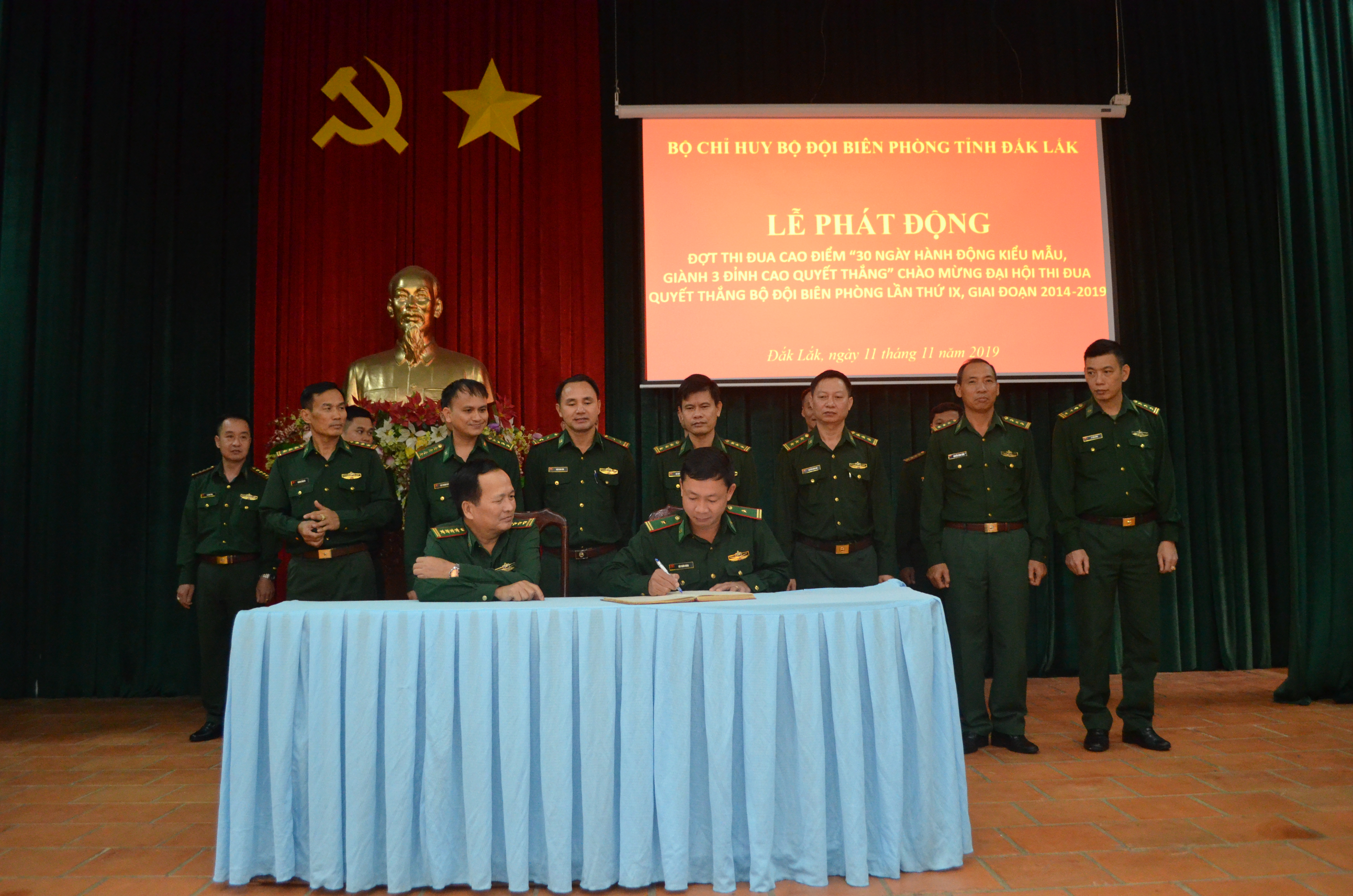 Bộ đội Biên phòng tỉnh Đắk Lắk phát động đợt thi đua cao điểm