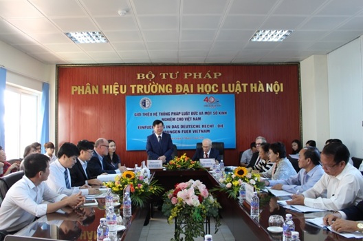 Phân hiệu Trường Đại học Luật Hà Nội tại tỉnh Đắk Lắk tổ chức Tọa đàm giới thiệu hệ thống pháp luật Đức