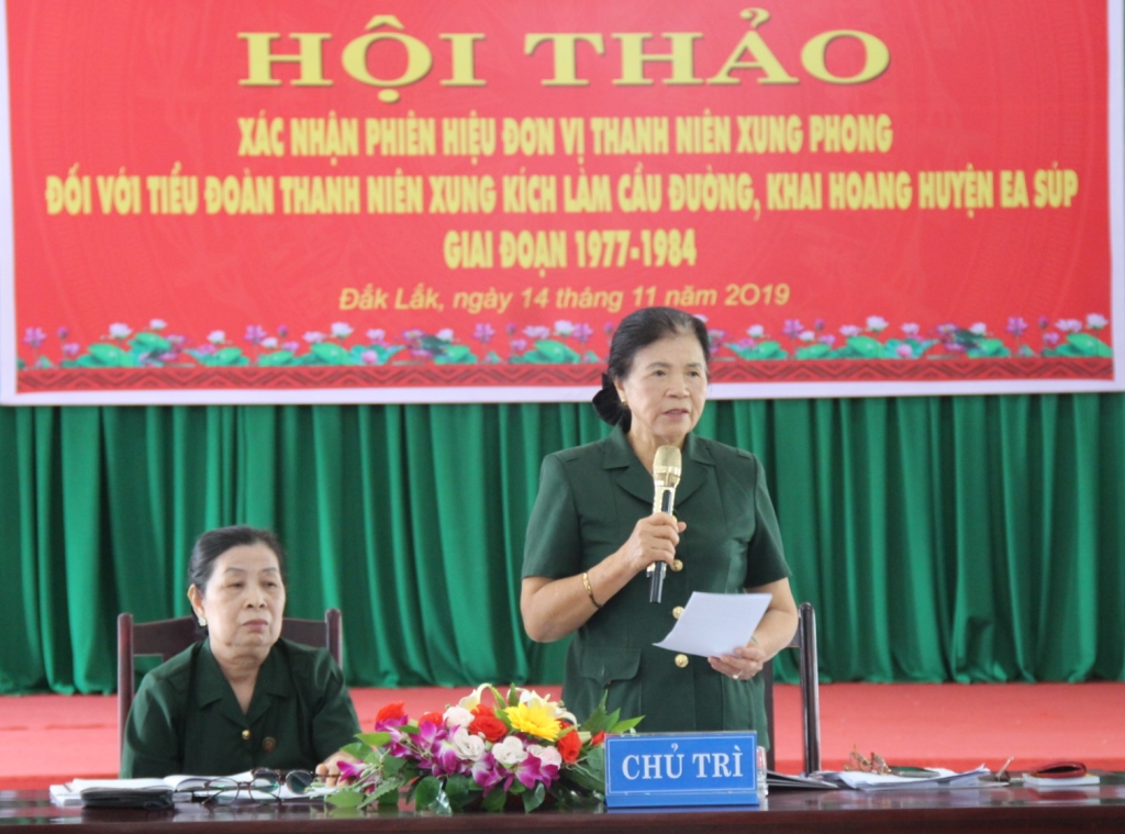 Hội thảo xác nhận phiên hiệu đơn vị thanh niên xung phong