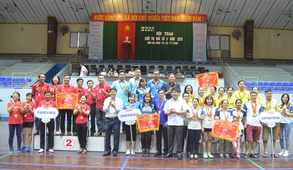 Bế mạc Hội thao Khối thi đua số 6 năm 2019