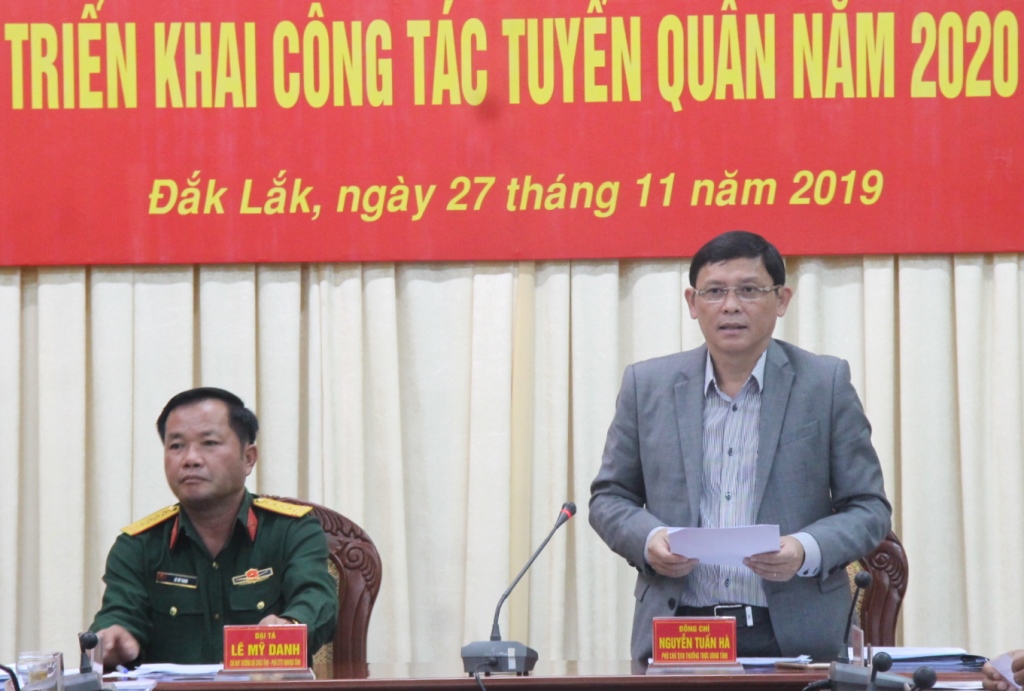 Triển khai công tác tuyển quân năm 2020