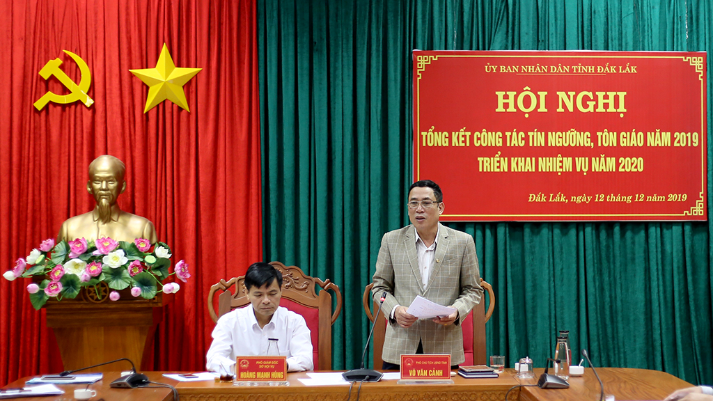 Hội nghị tổng kết công tác tín ngưỡng, tôn giáo năm 2019