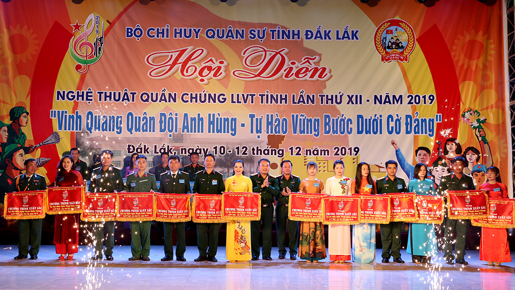 Bế mạc Hội diễn Nghệ thuật quần chúng lực lượng vũ trang tỉnh lần thứ XII, năm 2019