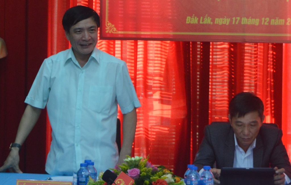 Thường trực Tỉnh uỷ làm việc với Sở Xây dựng