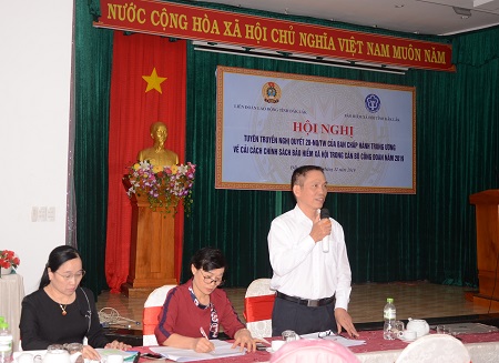 Hơn 2.000 đoàn viên công đoàn được phổ biến chính sách mới trong Luật BHXH