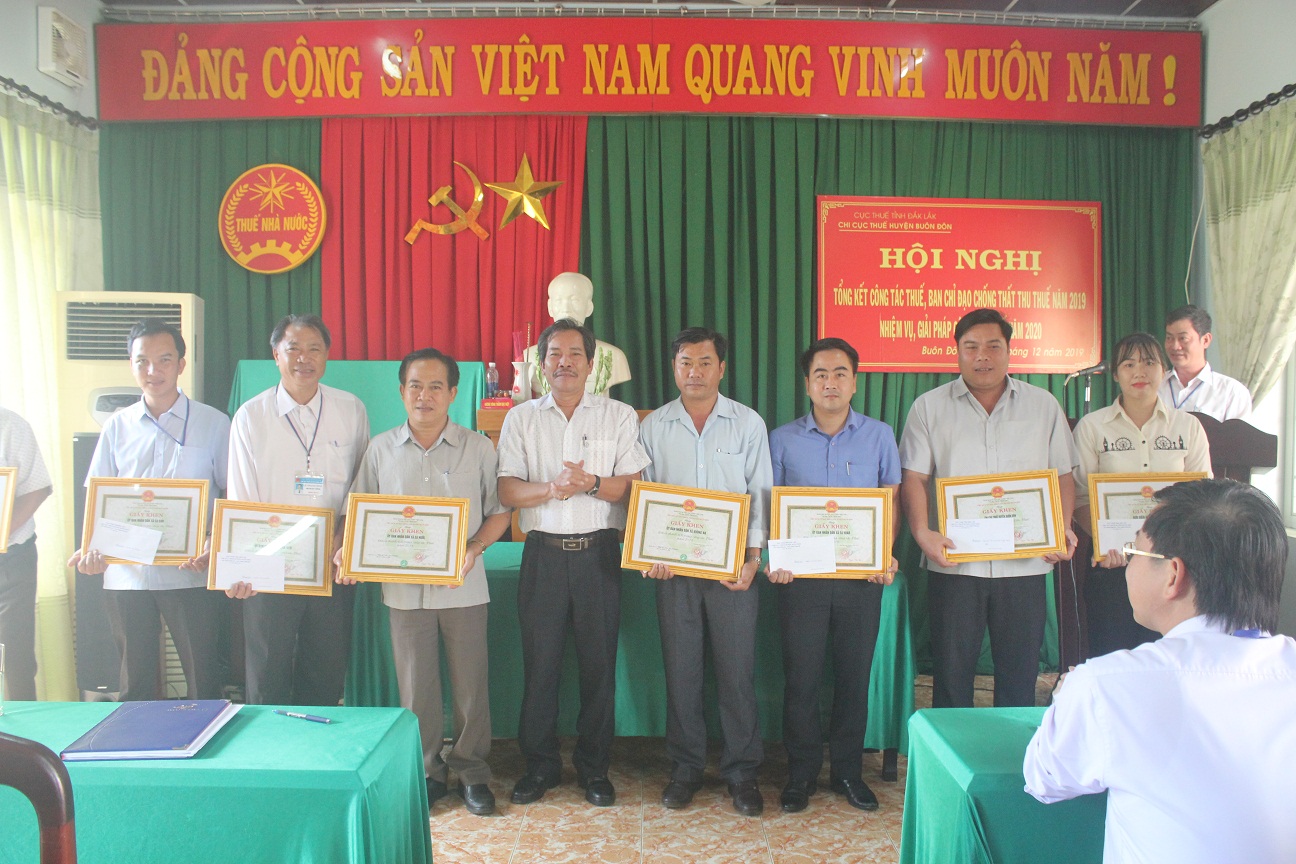 Huyện Buôn Đôn tổng kết công tác thu thuế năm 2019