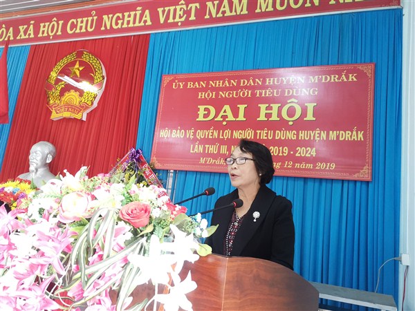 Đại hội Chi hội bảo vệ quyền lợi người tiêu dùng huyện M’Drắk  lần thứ III, nhiệm kỳ 2019-2024