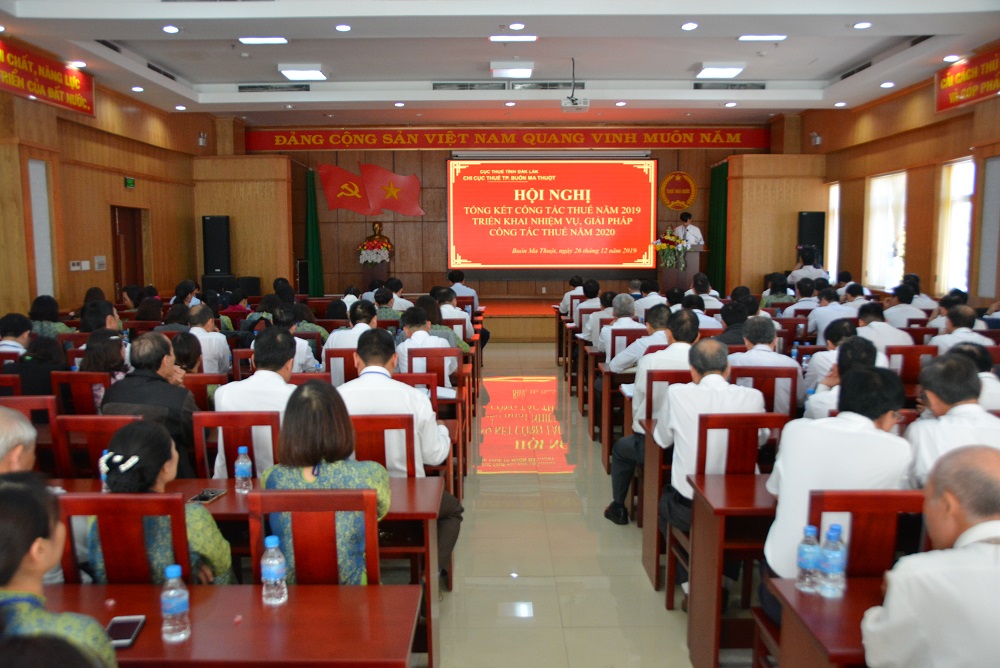 Chi cục Thuế thành phố Buôn Ma Thuột triển khai nhiệm vụ năm 2020