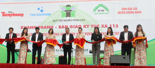 Lễ khánh thành, bàn giao ký túc xá 115 và trao học bổng Đọt chuối non