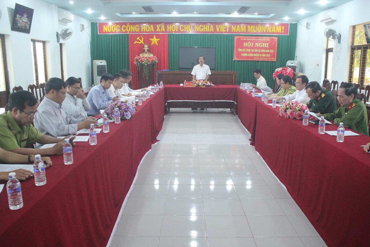 Huyện Buôn Đôn: Tổng kết công tác quản lý, bảo vệ rừng năm 2019