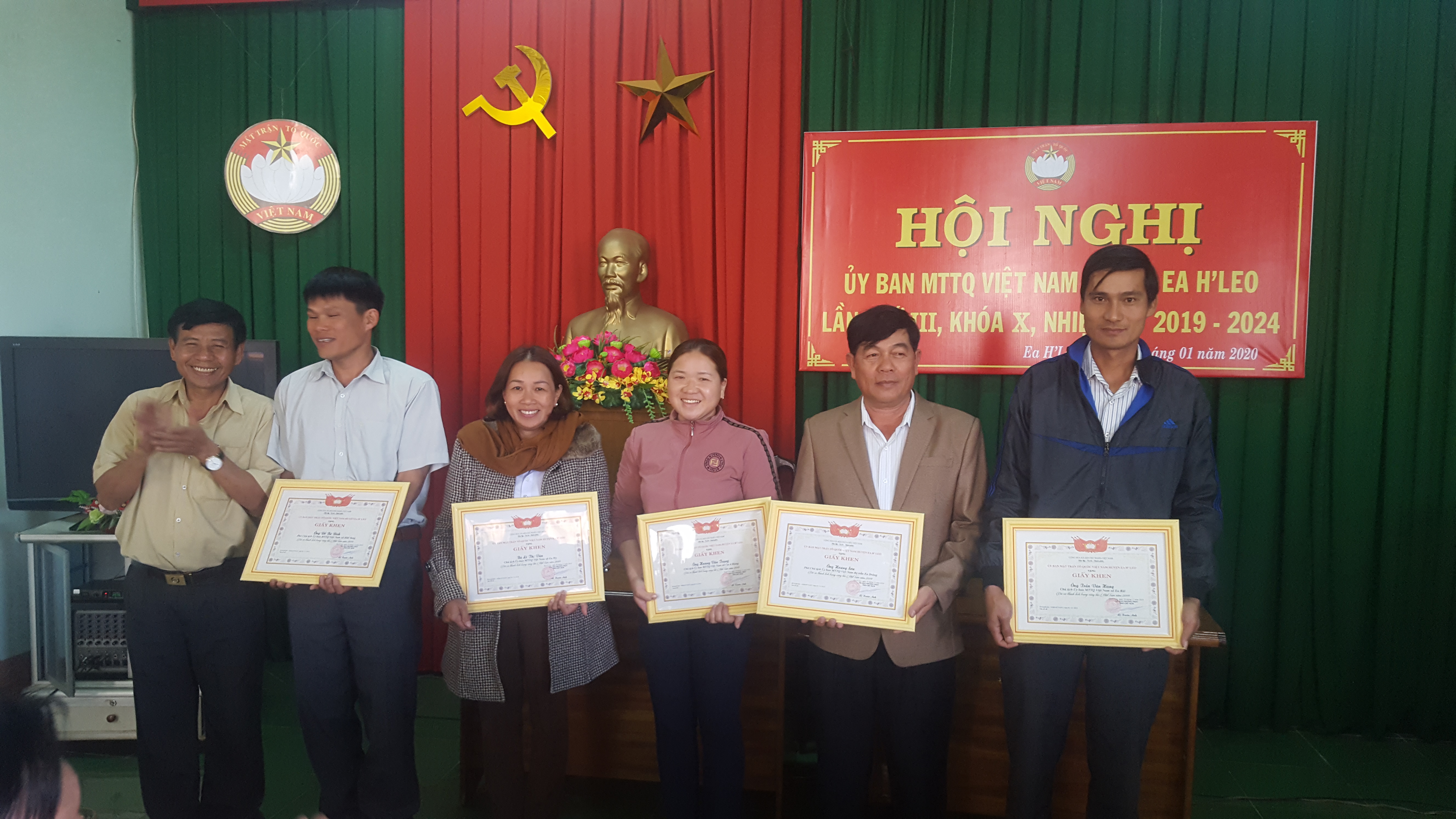 UBMTTQ Việt Nam huyện Ea H'leo triển khai nhiệm vụ 2020