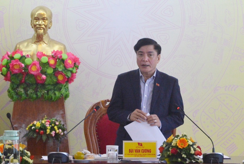 Hội nghị Ban Thường vụ Tỉnh ủy lần thứ 71