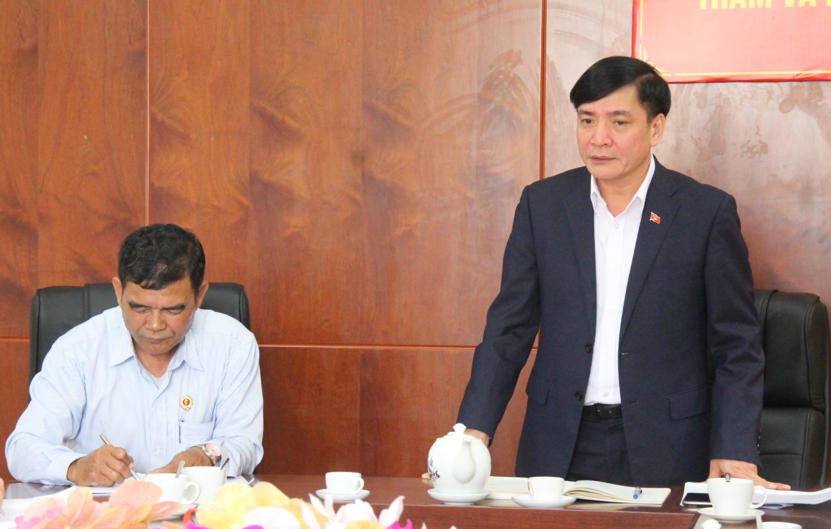 Bí thư Tỉnh ủy Bùi Văn Cường làm việc với Hội Cựu chiến binh tỉnh