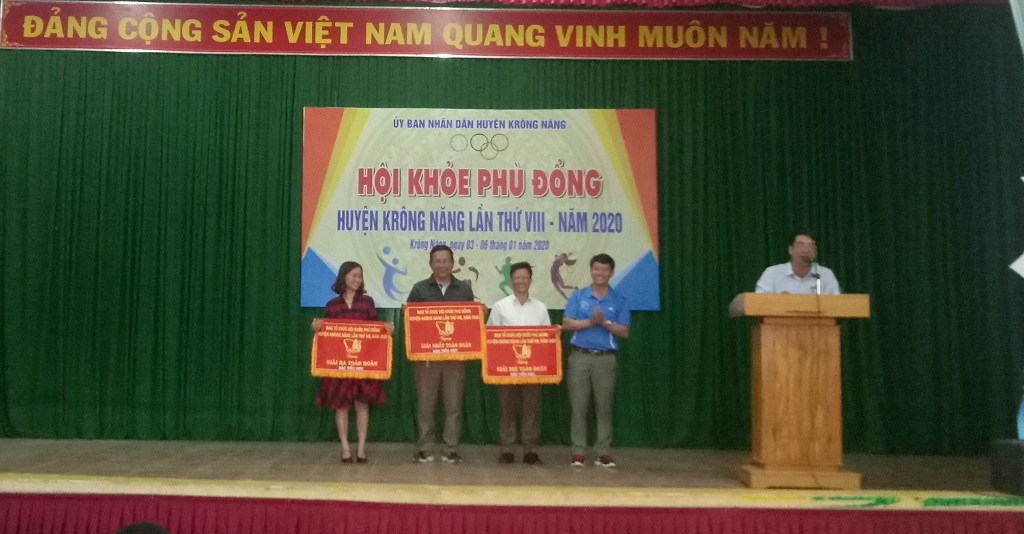 Huyện Krông Năng tổ chức Hội khỏe Phù Đổng huyện lần thứ VIII  năm 2020