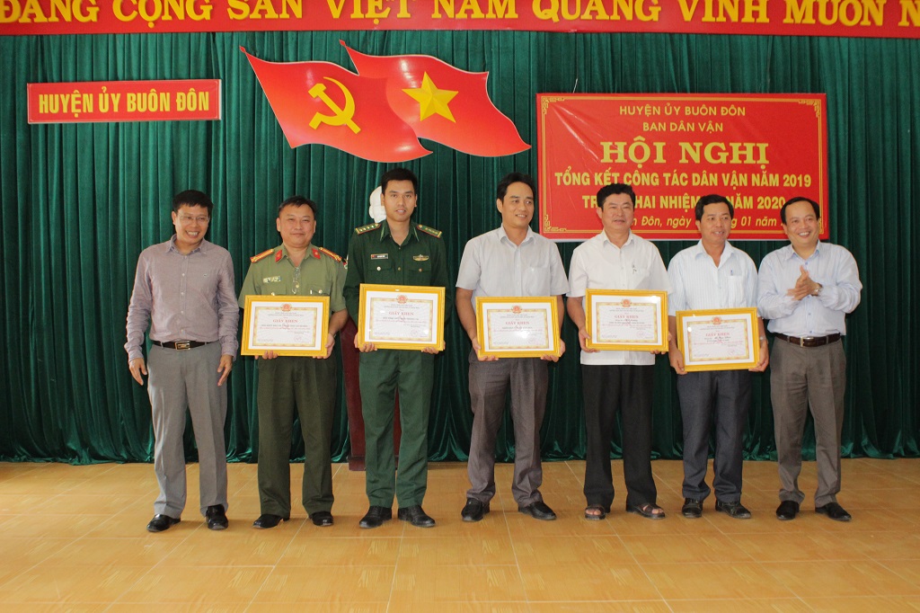 Buôn Đôn triển khai công tác dân vận năm 2020