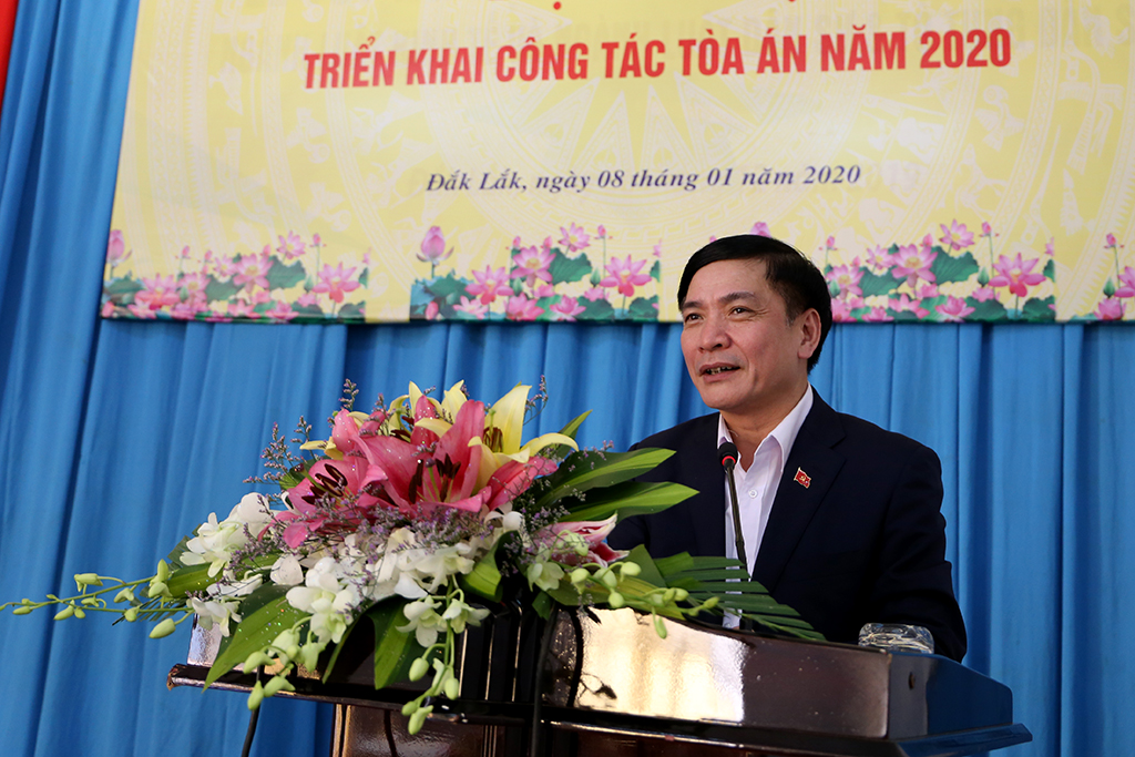 Tòa án Nhân dân tỉnh Đắk Lắk triển khai nhiệm vụ năm 2020