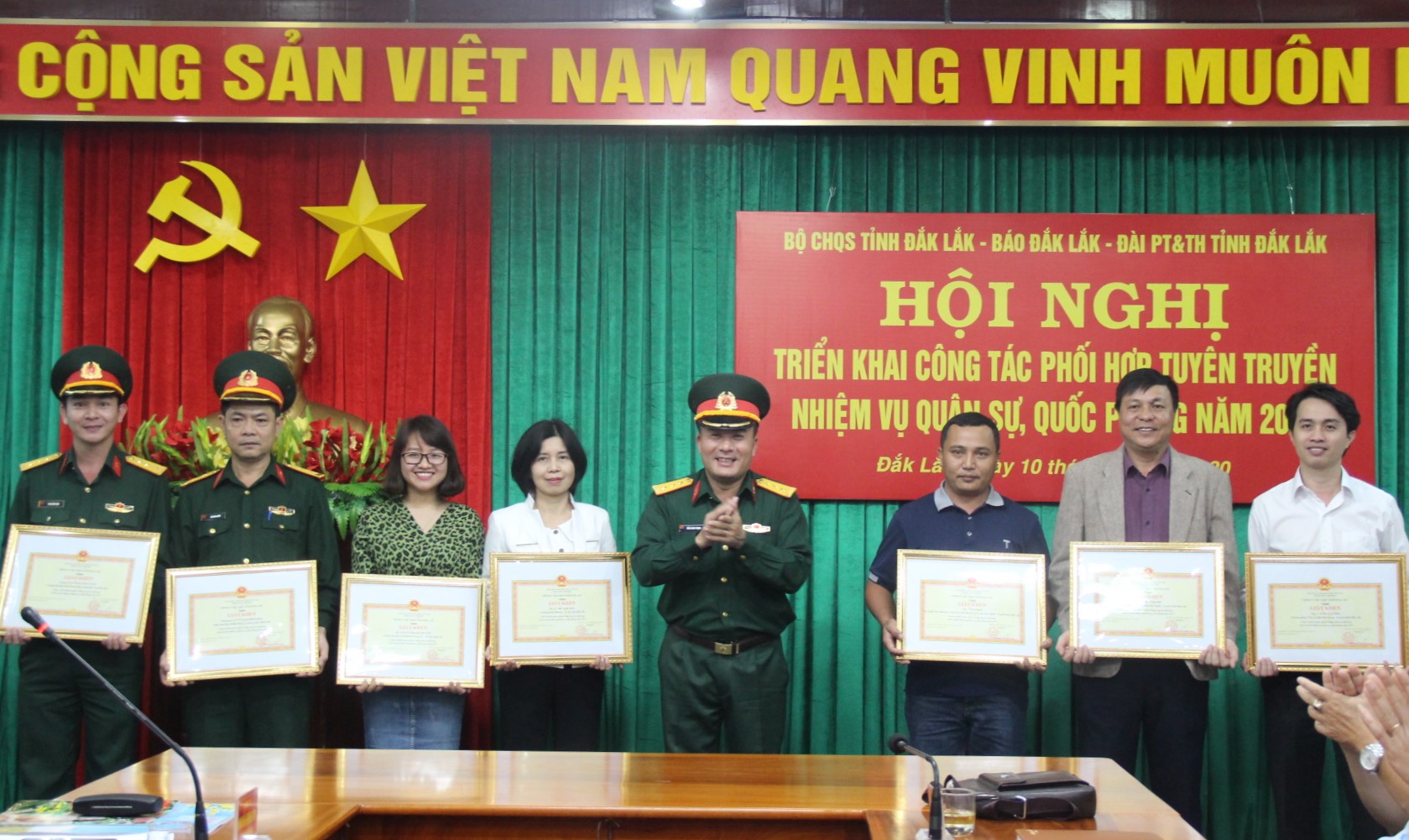 Triển khai công tác phối hợp tuyên truyền nhiệm vụ quân sự, quốc phòng năm 2020