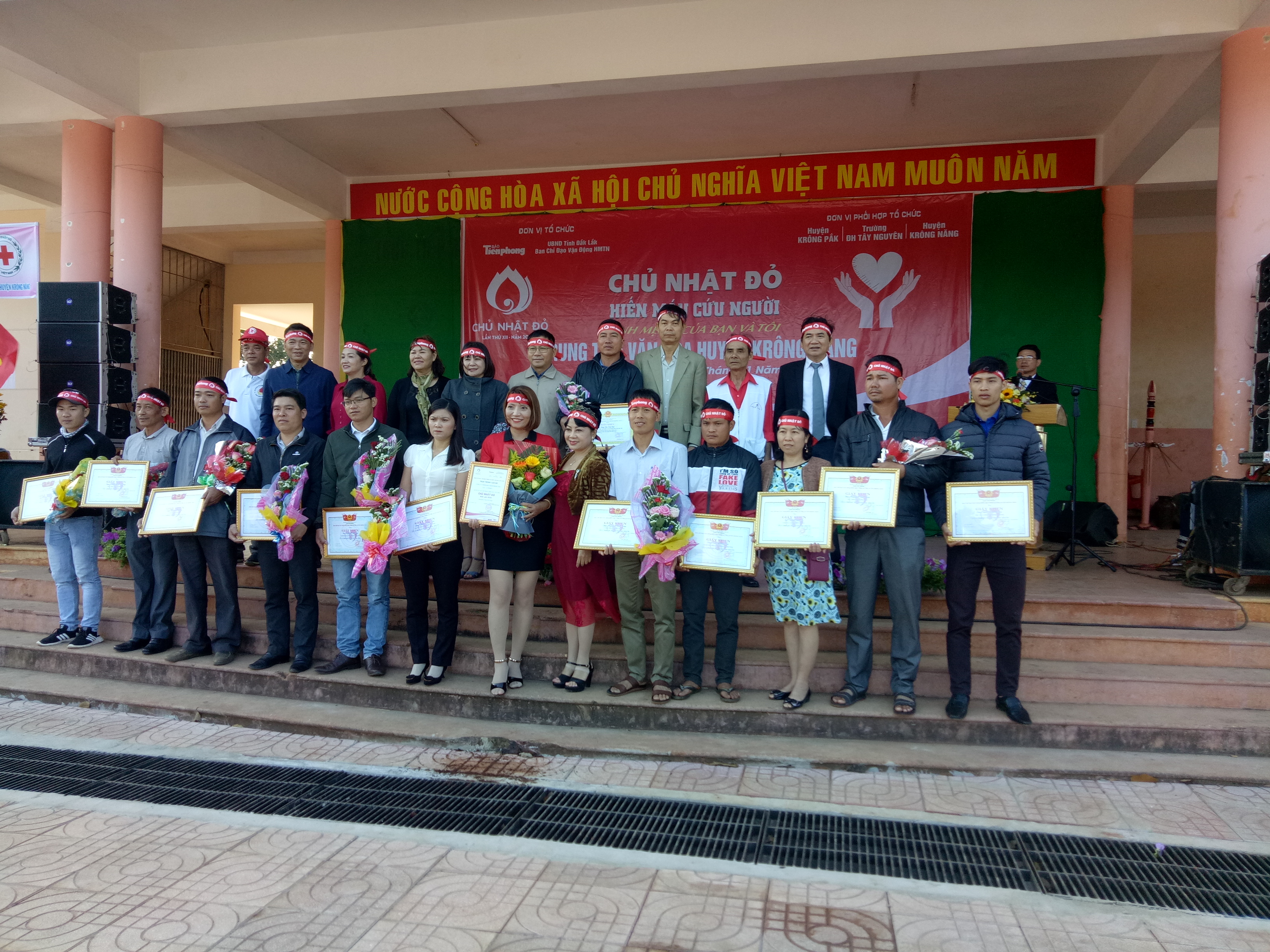 Tổ chức ngày Chủ nhật đỏ hiến máu tình nguyện năm 2020