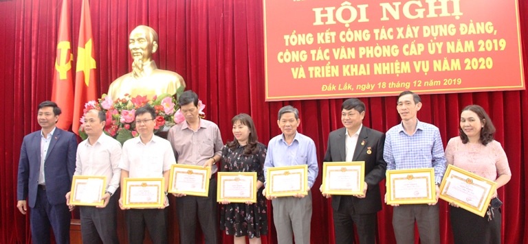 Văn phòng Tỉnh ủy tổng kết công tác năm 2019