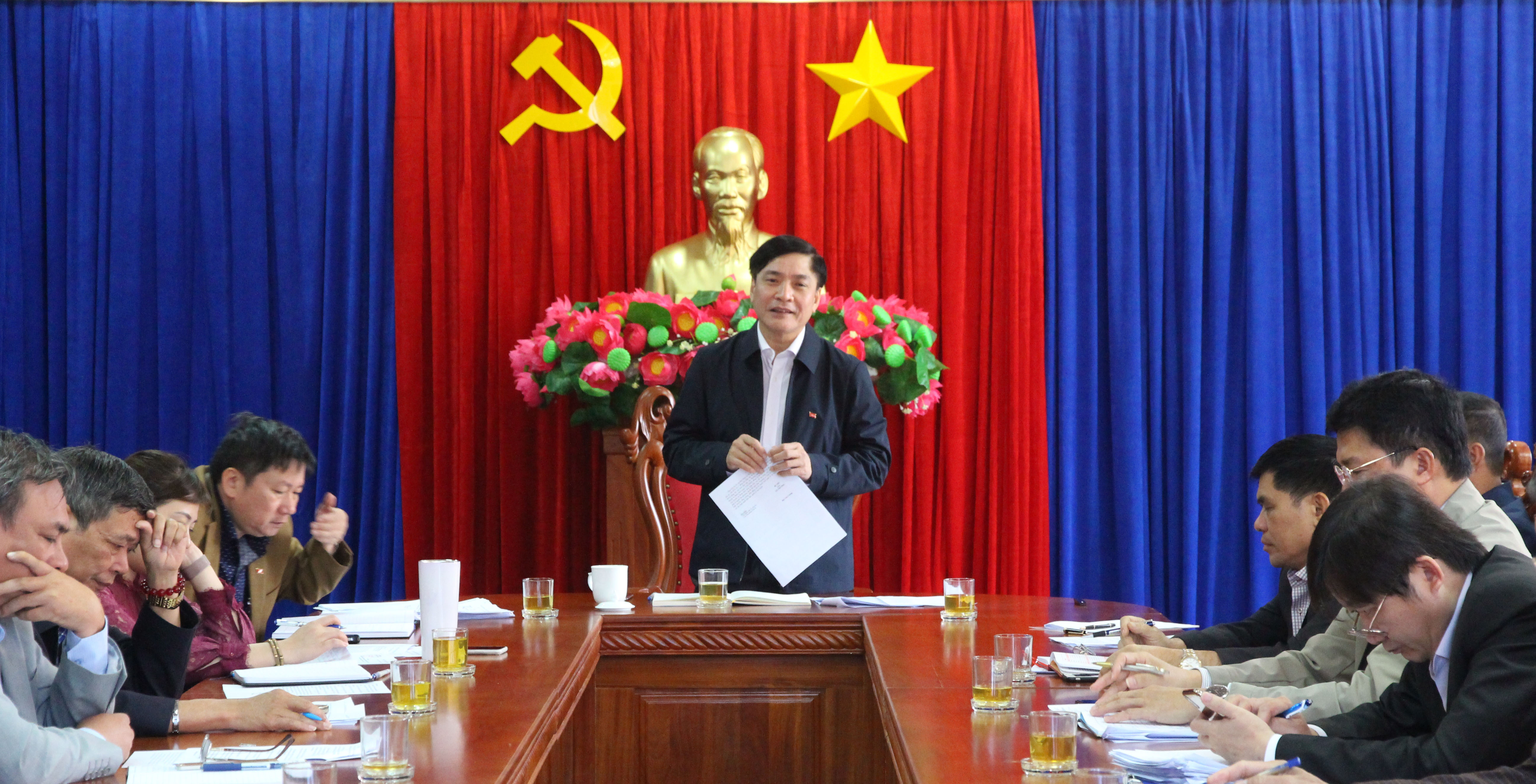 Họp Tổ công tác số 1 theo dõi, chỉ đạo Đại hội các đảng bộ trực thuộc tỉnh