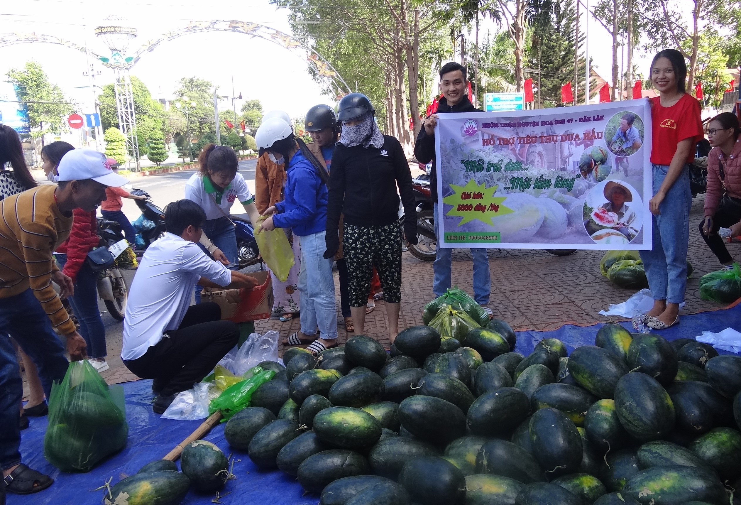 Huyện Cư M’gar: Giúp nhân dân “giải cứu” dưa hấu