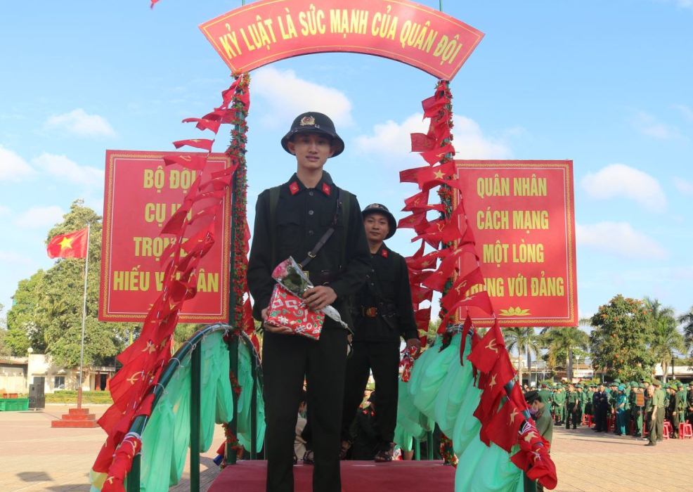Huyện Krông Ana: 145 thanh niên lên đường nhập ngũ năm 2020