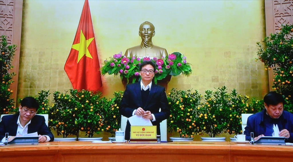 Hội nghị trực tuyến với 25 tỉnh biên giới về phòng, chống dịch bệnh viêm đường hô hấp cấp tính Covid-19