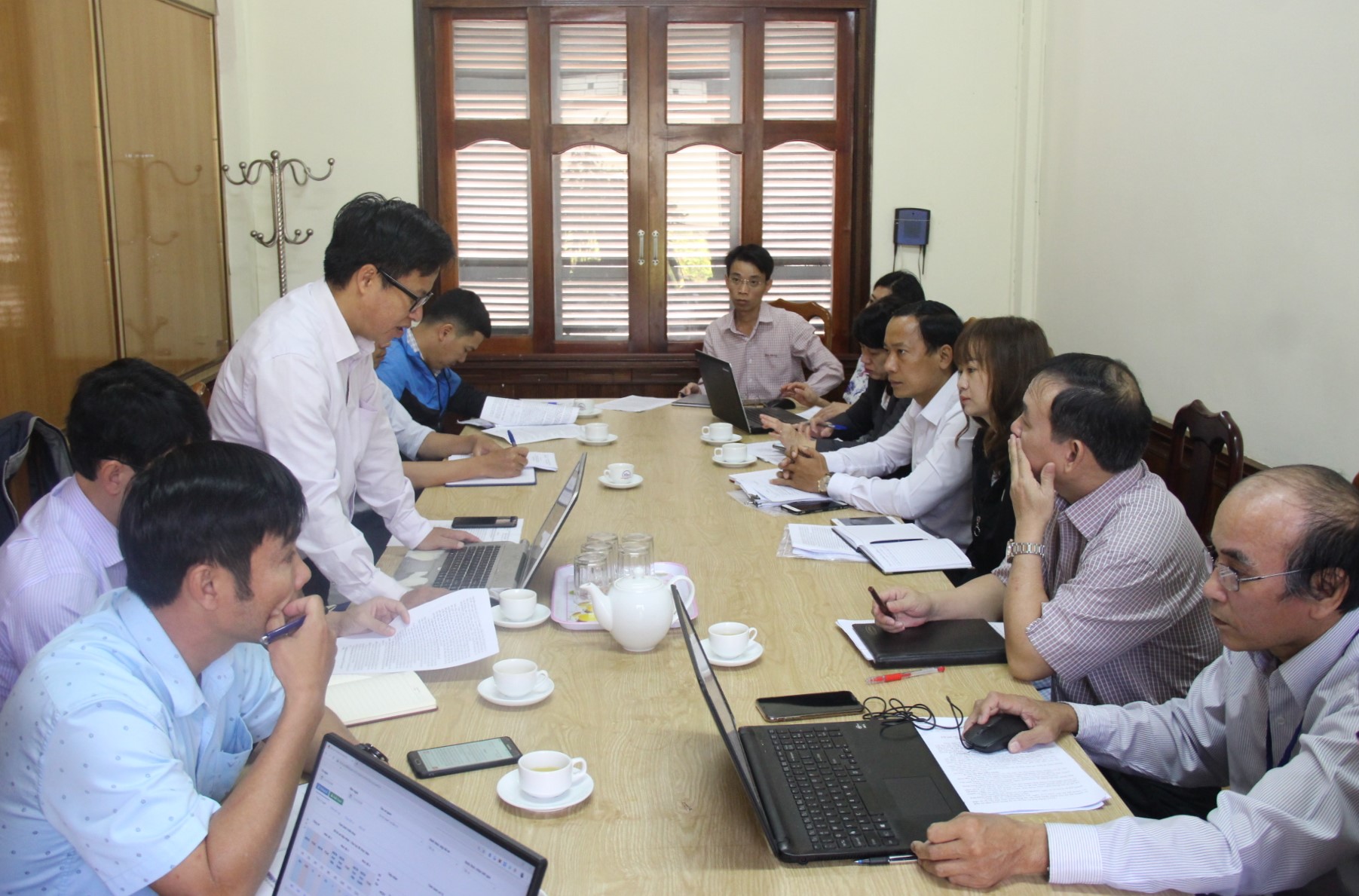 Kiểm tra tình hình thực hiện nhiệm vụ ứng dụng công nghệ thông tin và xây dựng Chính quyền điện tử tại Sở Kế hoạch và Đầu tư