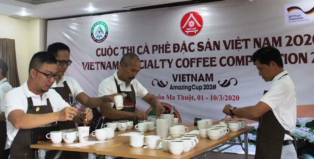 Khai mạc Vòng sơ kết Cuộc thi Cà phê đặc sản Việt Nam 2020