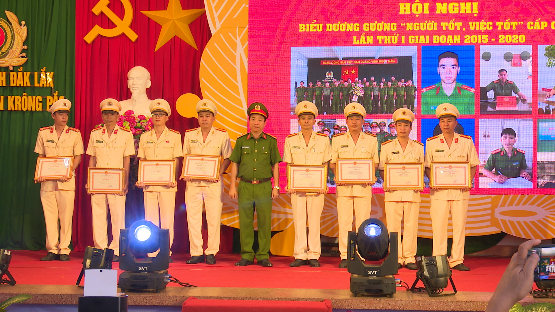 Khối thi đua số 1, Công an tỉnh Đắk Lắk biểu dương gương “Người tốt, việc tốt”