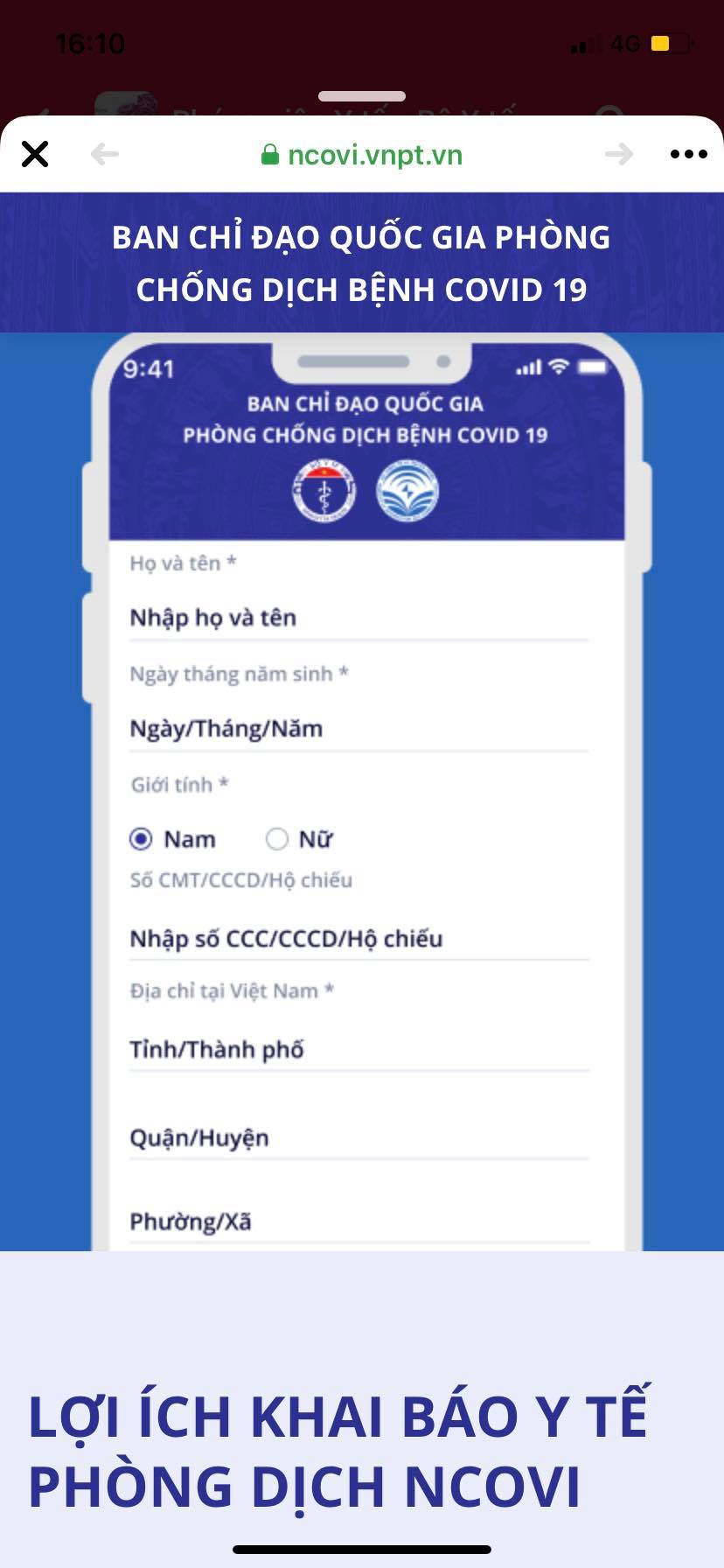 Đến sáng 13/3, đã có hơn 115.000 bản ghi khai báo y tế tự nguyện.