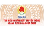 Triển khai Cuộc thi trắc nghiệm “Tìm hiểu 90 năm Ngày truyền thống ngành Tuyên giáo của Đảng”