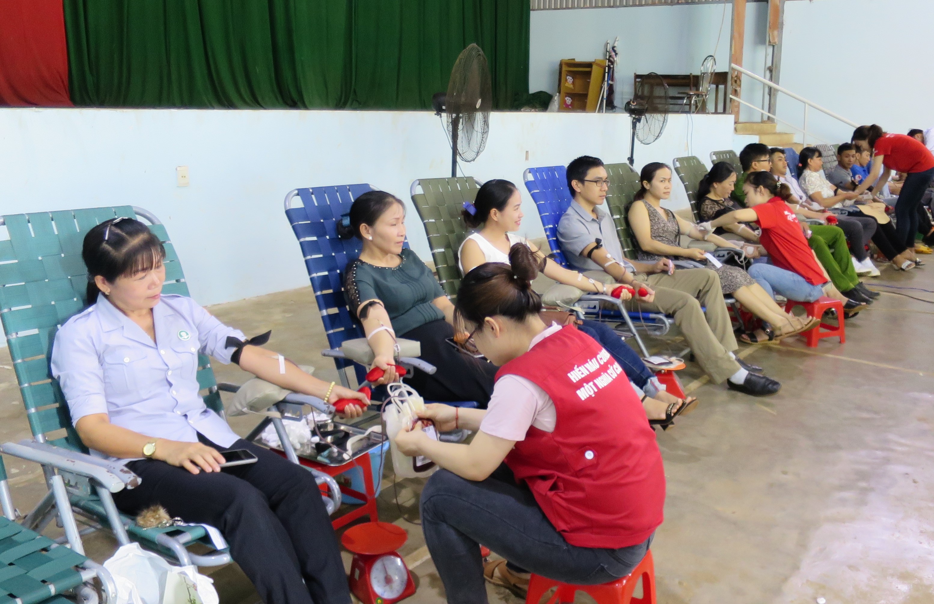 Tiếp nhận 254 đơn vị máu tại Ngày hội hiến máu tình nguyện huyện Krông Ana năm 2020